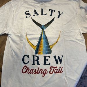 Men’s salty crew short sleeve t shirt medium new